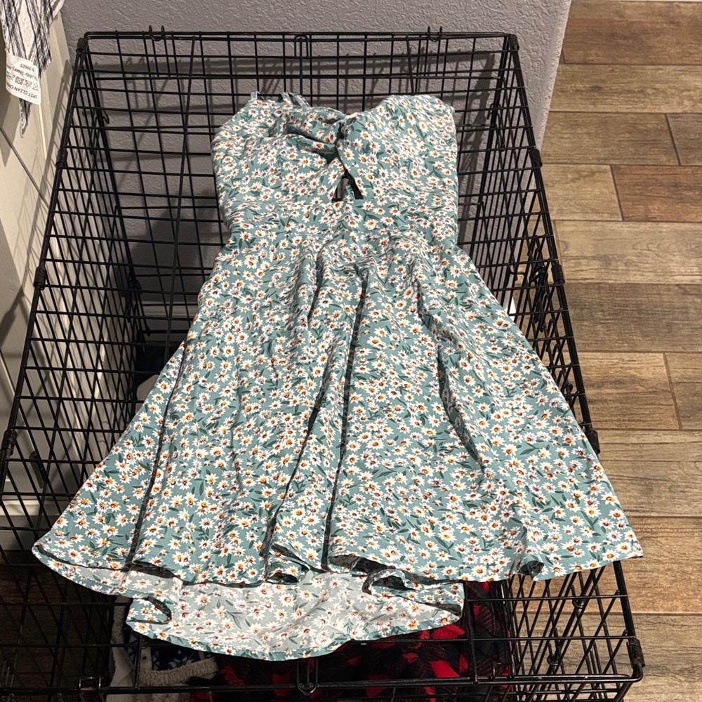 Floral Blue daisy Dress